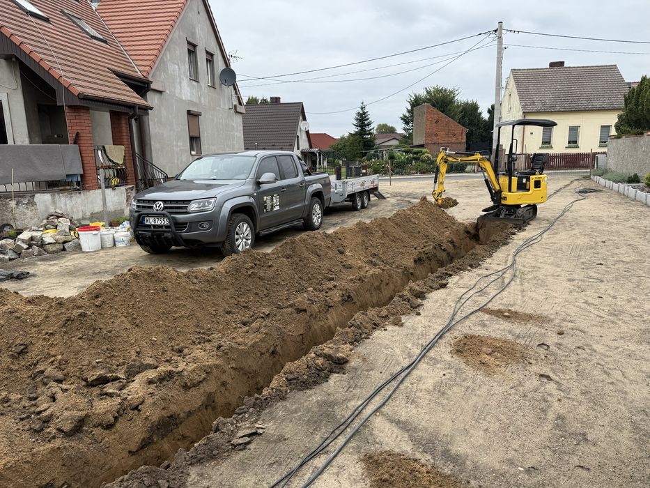 Usługi Remontowe-Budowlane, Minikoparka