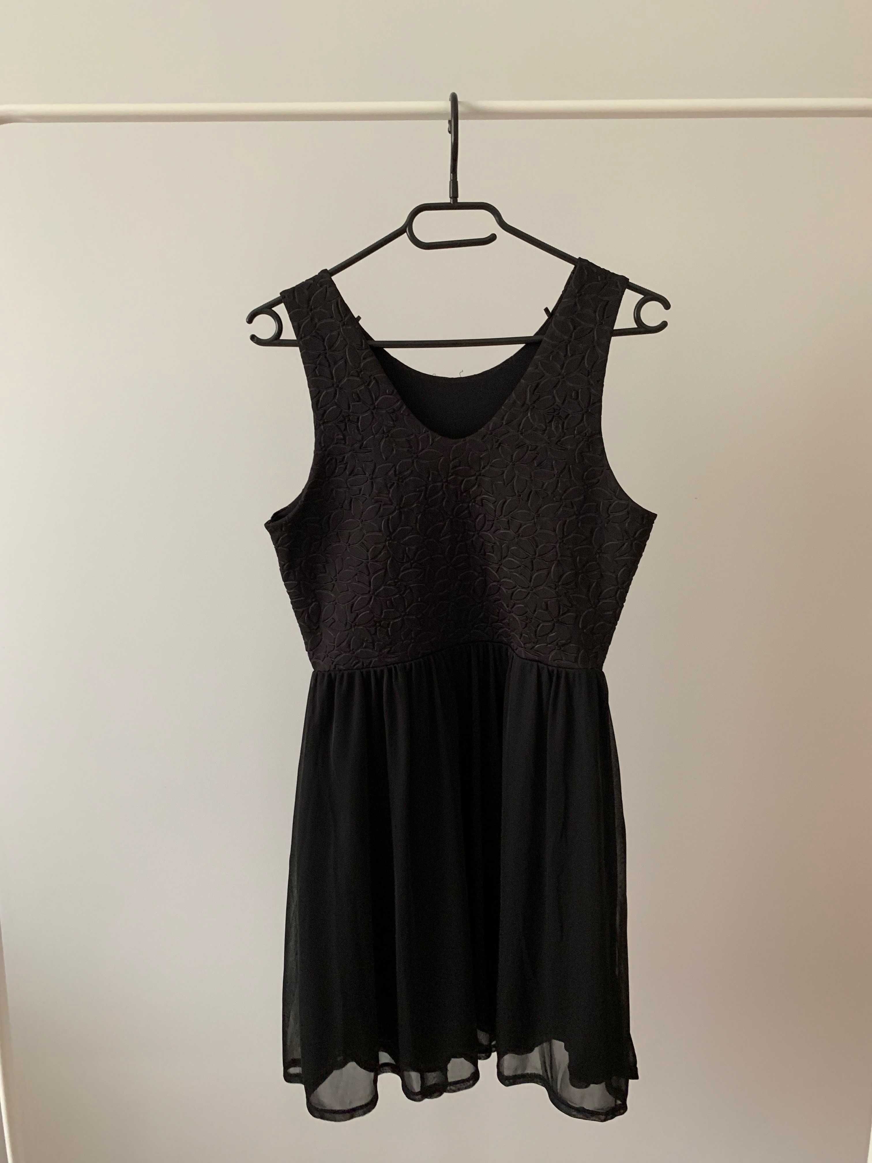 czarna sukienka 36 S mała czarna suknia