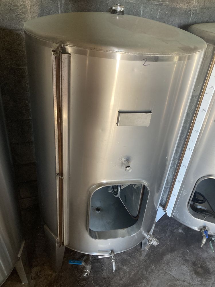 Cuba de inox para vinho