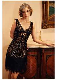 Sukienka retro glamour 1920 flapperka mini