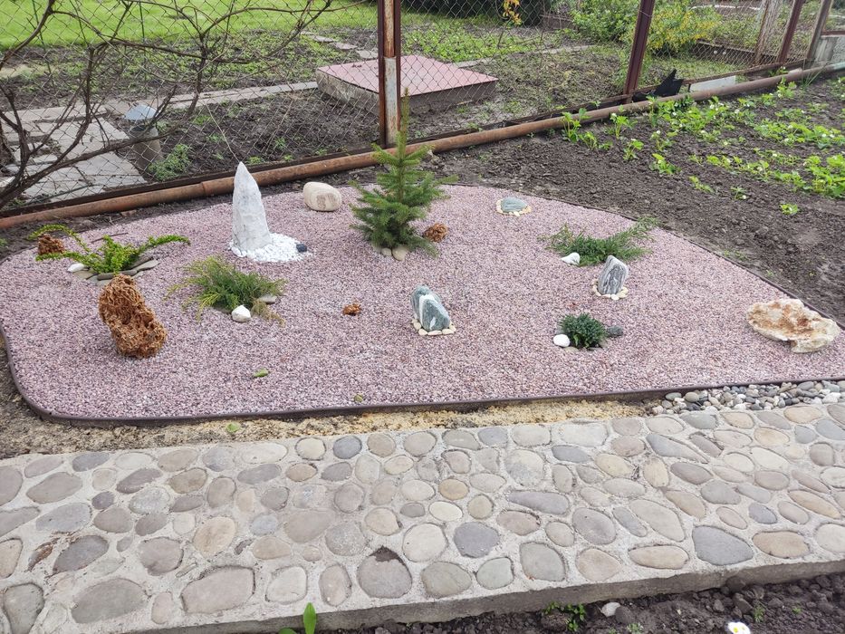 Крихта мармурова, галька річкова, галька мармурова, мраморная крошка