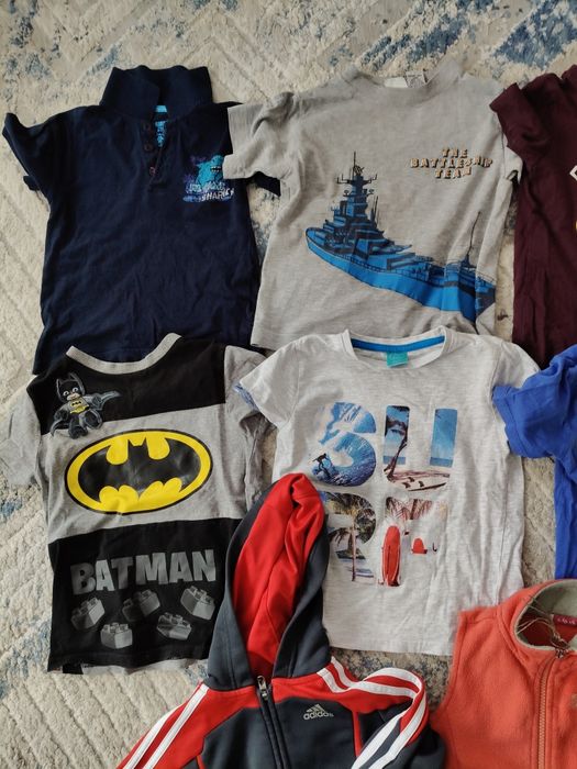 Zestaw 13 szt ubranek dla chłopca rozm 2-3 latka