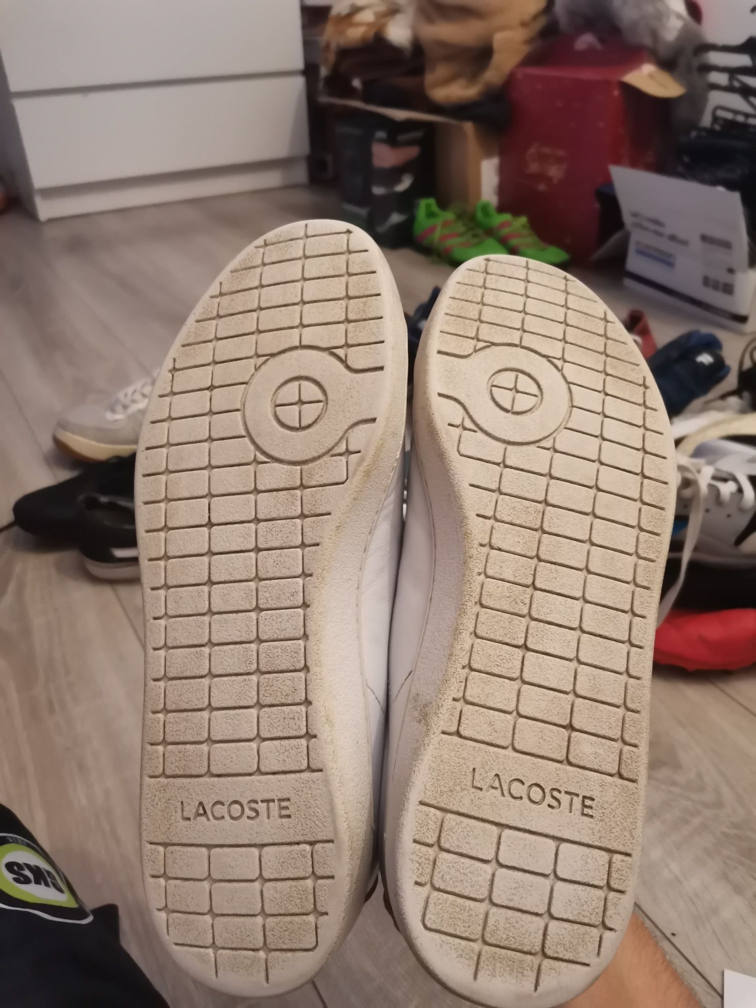 buty Lacoste białe