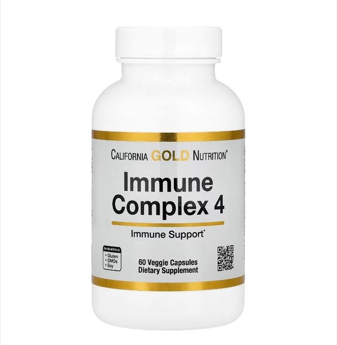 Immune 4 California GN. Селен, цинк та Д3 для імунітету, 60 і 180 шт