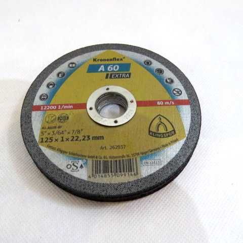 5x Tarcza do cięcia metalu stali Klingspor 125x1mm 5 sztuk