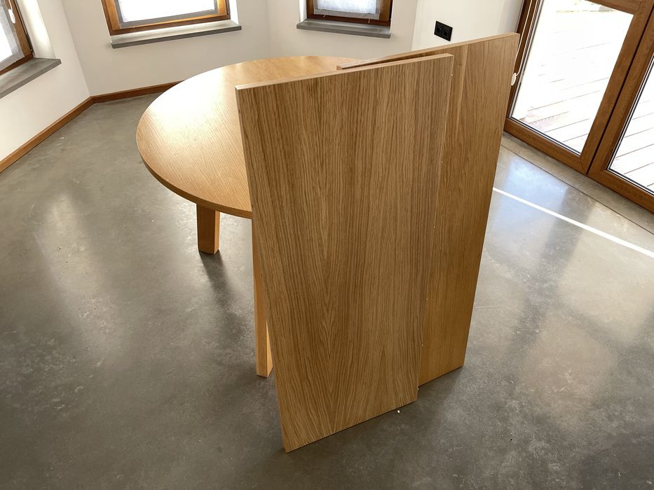 Stol rozkladany fornir debowy 115-211cm