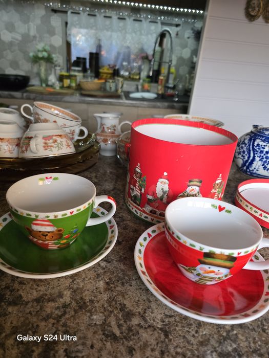 Zestaw filiżanek Porzelan