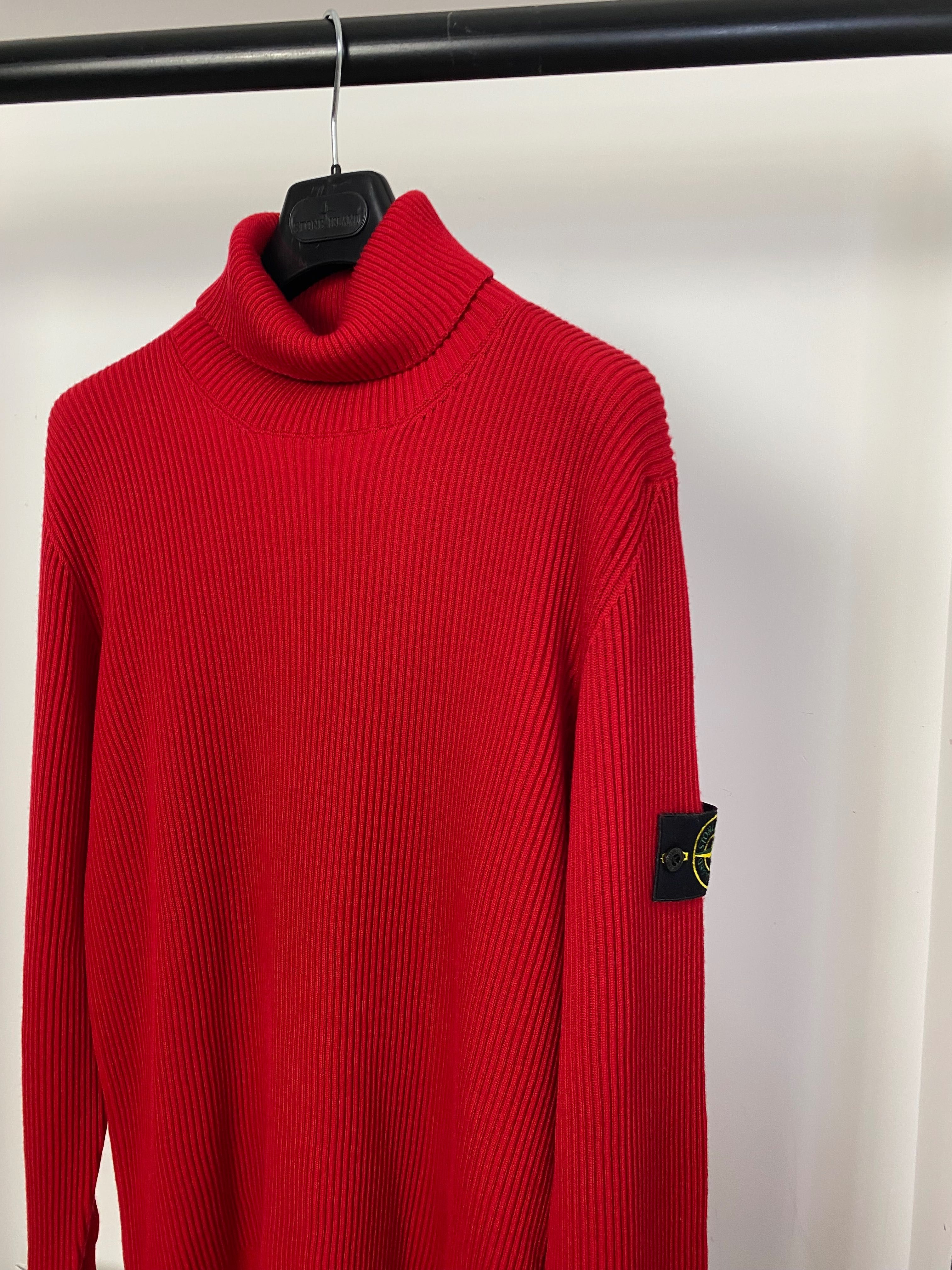 Stone island
Compass-patch roll-neck jumper