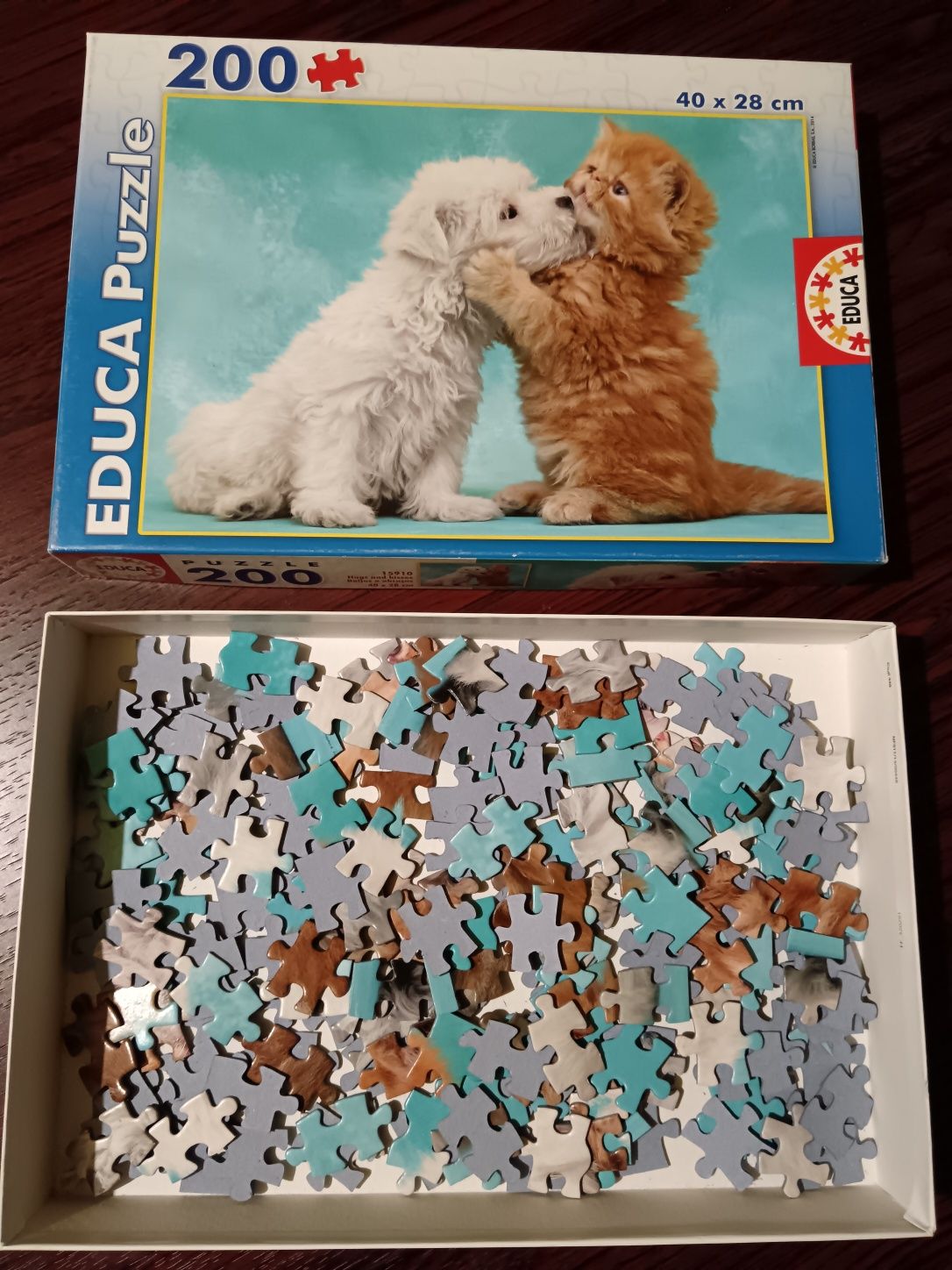 2 Puzzles de Animais (200 pçs e 500 pçs) da EDUCA