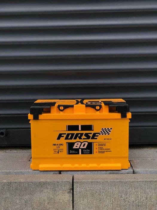 Акумулятор аккумулятор АКБ автомобільний FORSE 50,60,74,77,100 2РОКИ