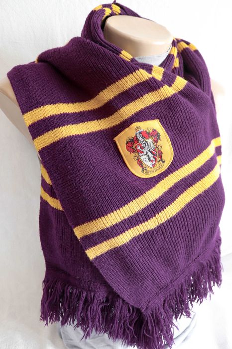 В'язаний шарф Гаррі Поттер Гриффіндор Хогвартс широкий довгий 200 см