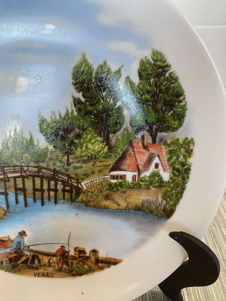 Prato de porcelana