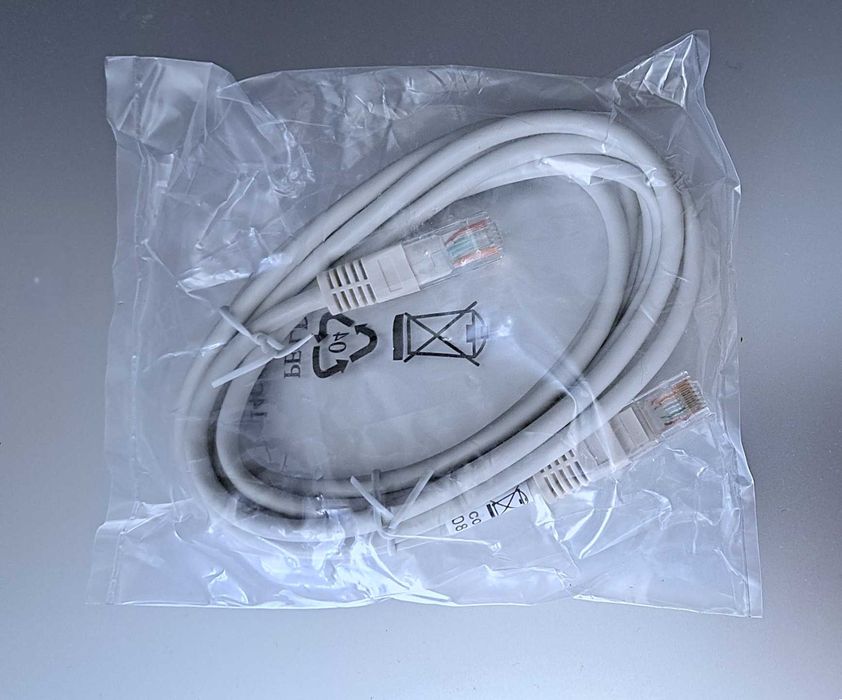 Kabel Ethernet RJ45 - RJ45  szary