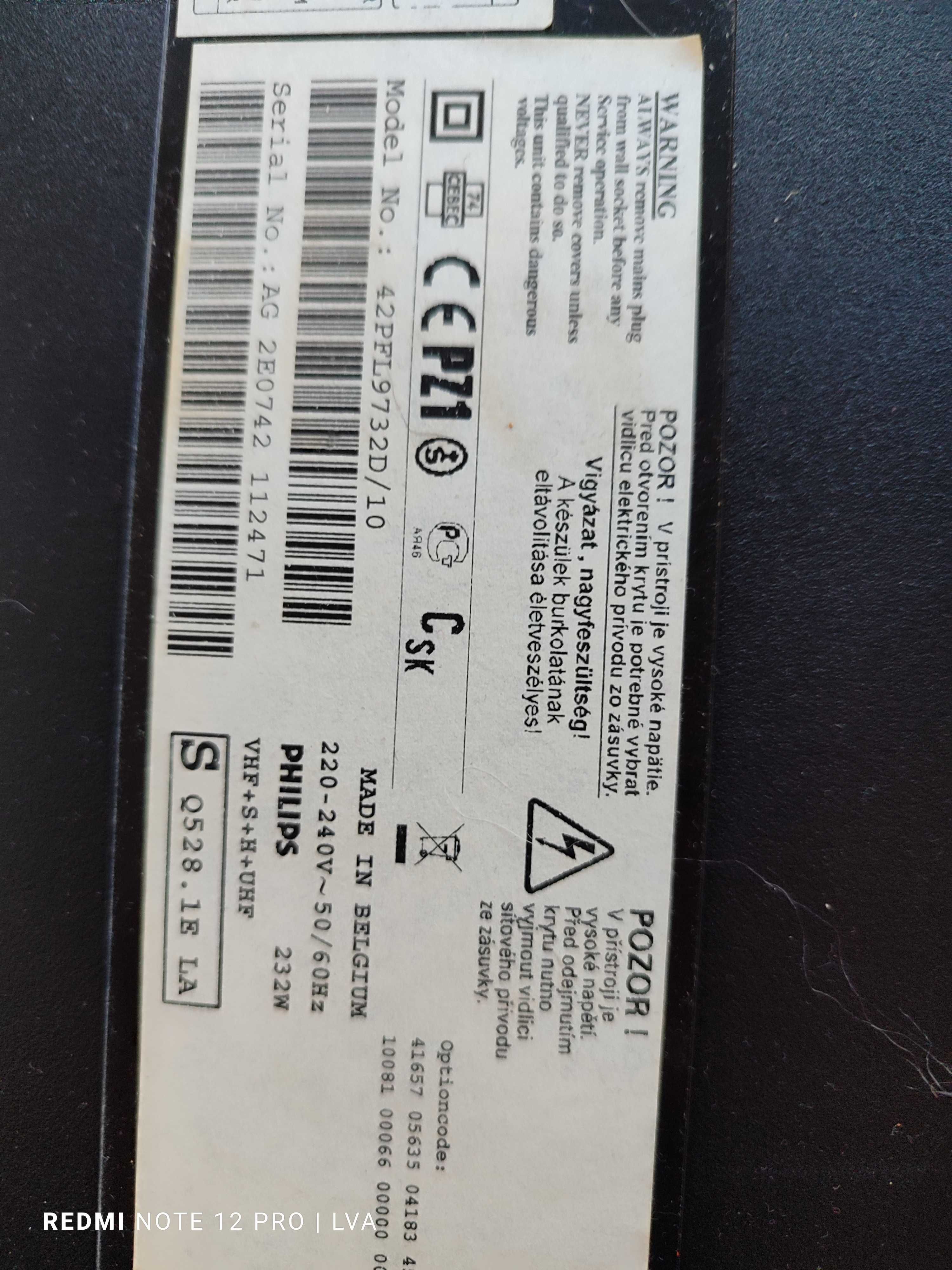 Телевізор Philips 42PFL9732D/10 на запчастини