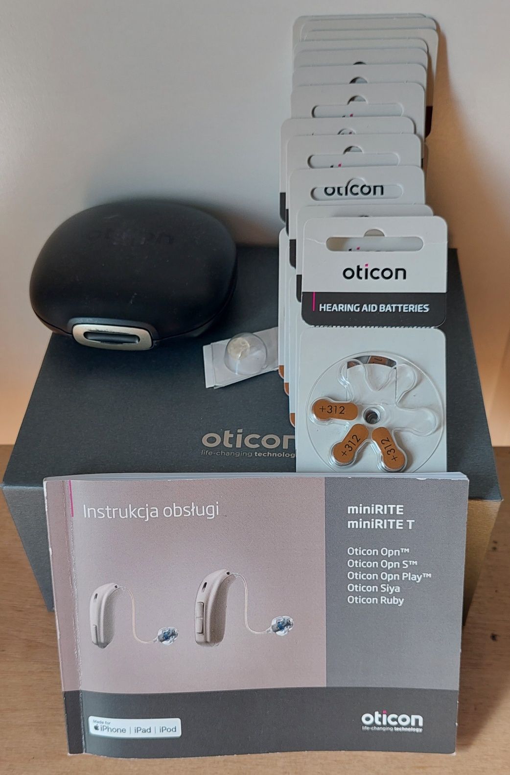 Aparat słuchowy Oticon Siya 2 miniRite + duży zapas baterii
