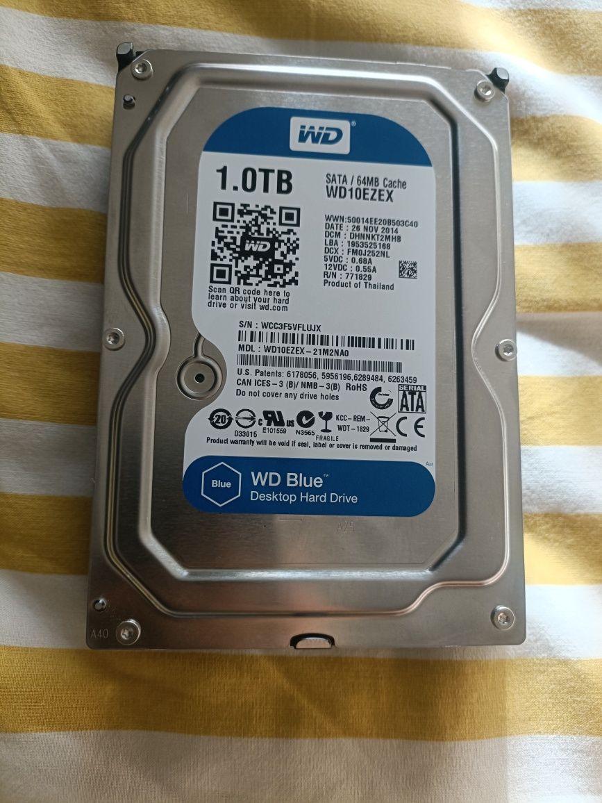 Disco 1TB western digital 100%