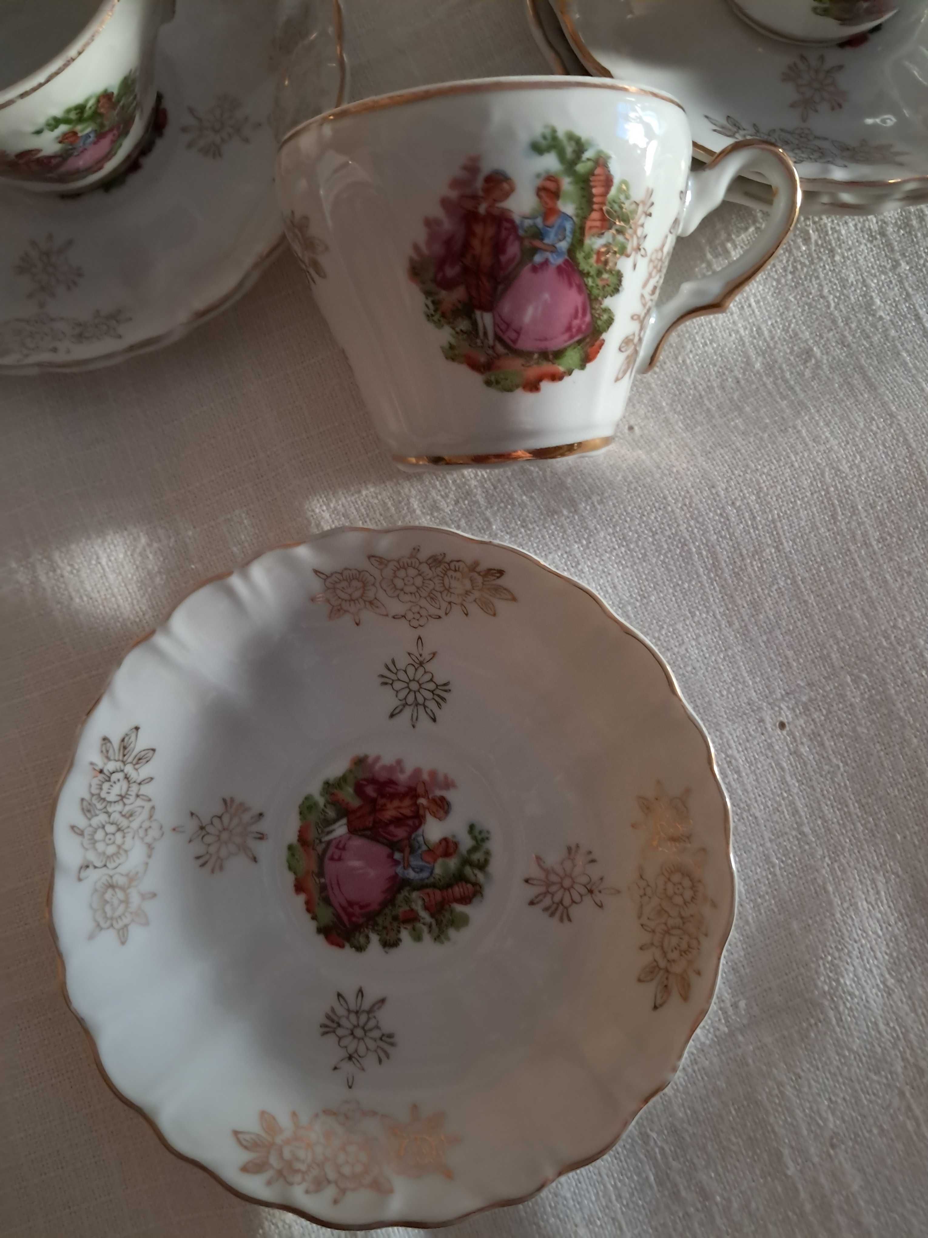 Serviço de Café antigo e nunca usado
