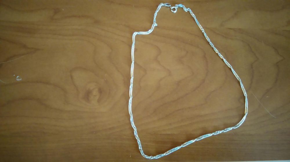 Srebrny łańcuszek dl.42 cm