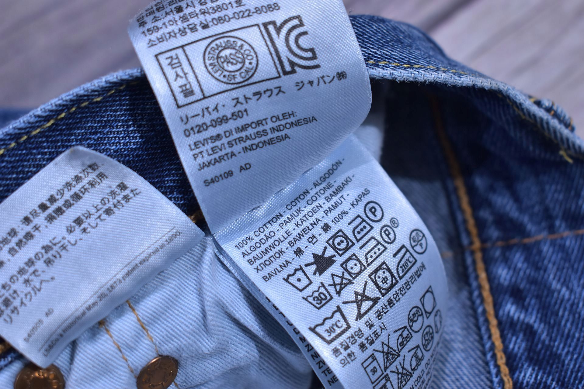 LEVIS 501 Męskie Spodnie Jeansowe Jeansy W33 L34