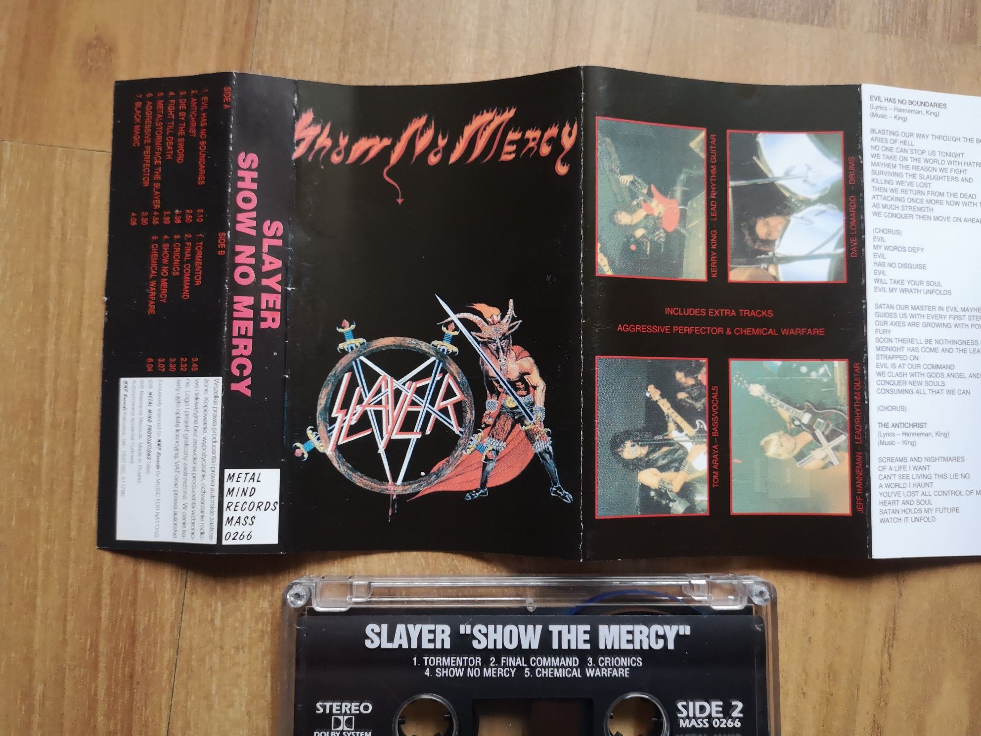 Slayer Show no mercy-kaseta