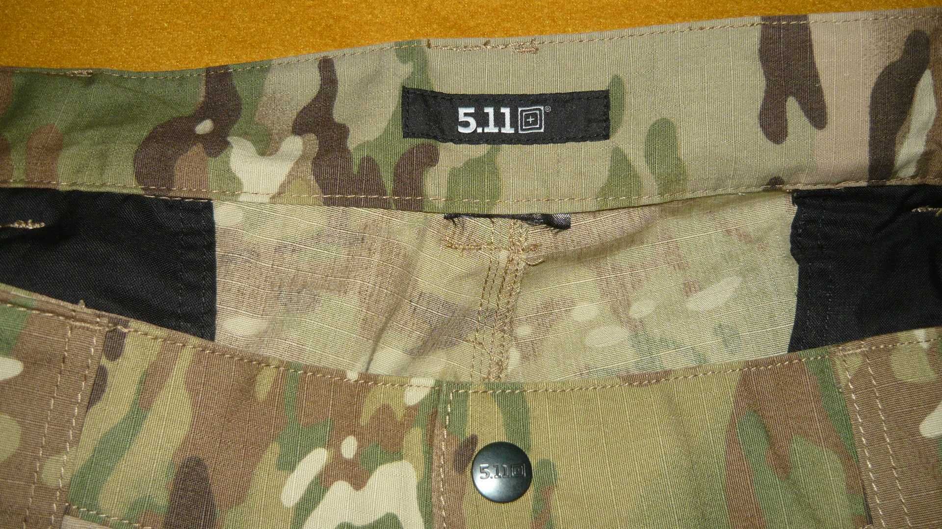 5.11 Spodnie bojówki militarne Multicam pas 46 120 wojskowe taktyczne