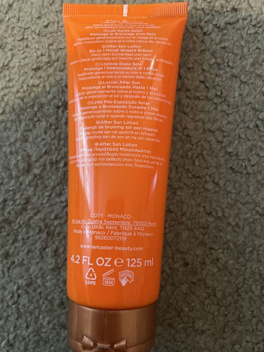 Lancaster golden maximizer mleczko po opalaniu 125ml 1410