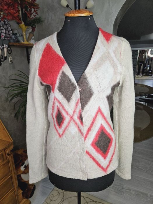 Жіноча двобічна вовняна кофта, бренд Escada