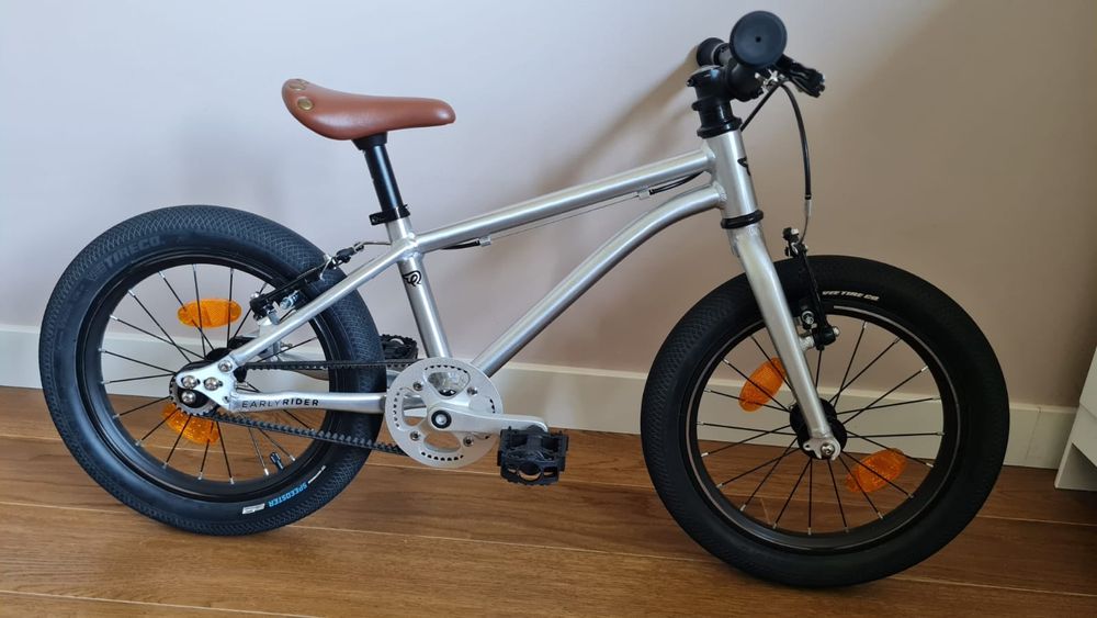 Rowerek Early Rider Belter 16 cali srebrny lekki
