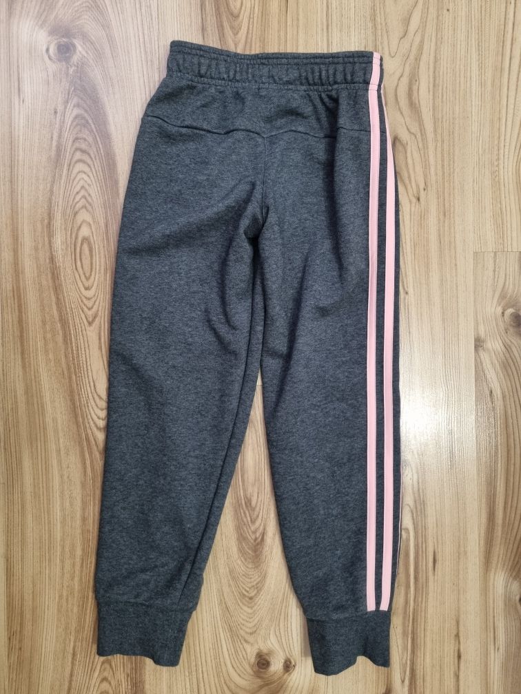 Spodnie dresy bawełniane Adidas 7-8lat 128cm