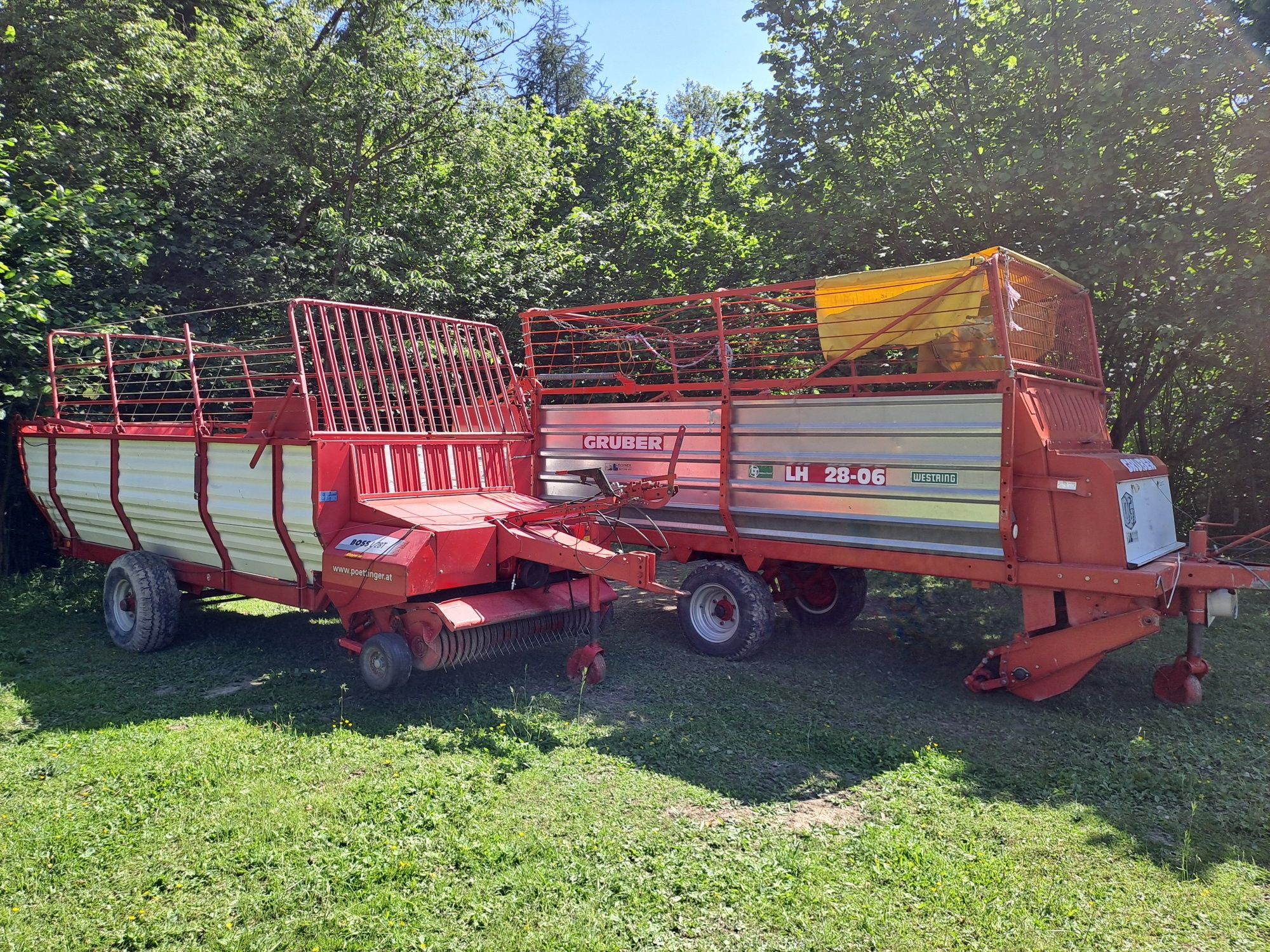 Przyczepa samozbierająca steyr 12 Pottinger gruber