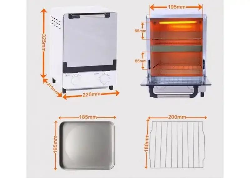 Сухожарова шафа інфрачервона SM-C12, 600w, без лотків на 2 полиці