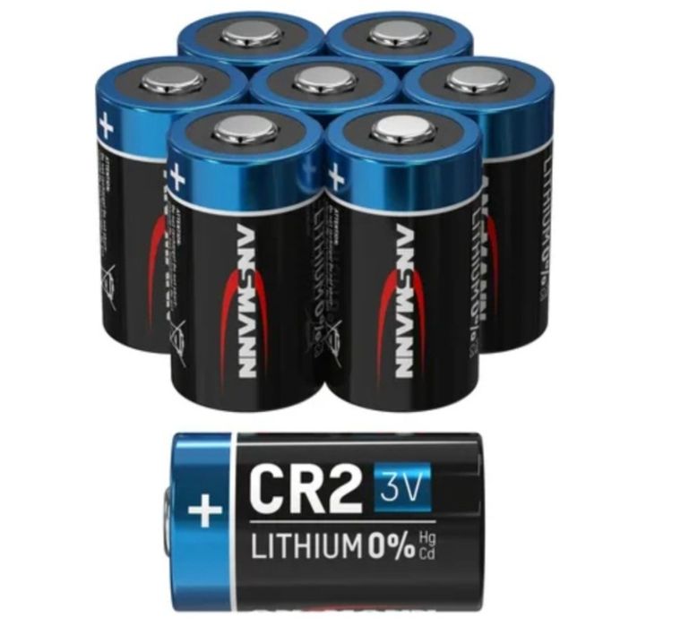 Ansmann bateria litowa CR2 3V aparaty, piloty, kamery, latarki 8 SZTUK