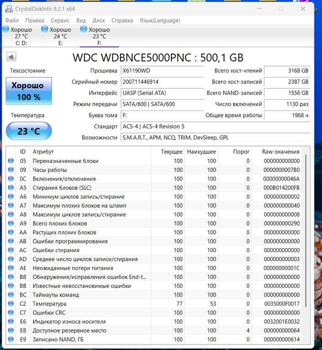 WD Blue 500GB SSD Sata (WDBNCE5000PNC)