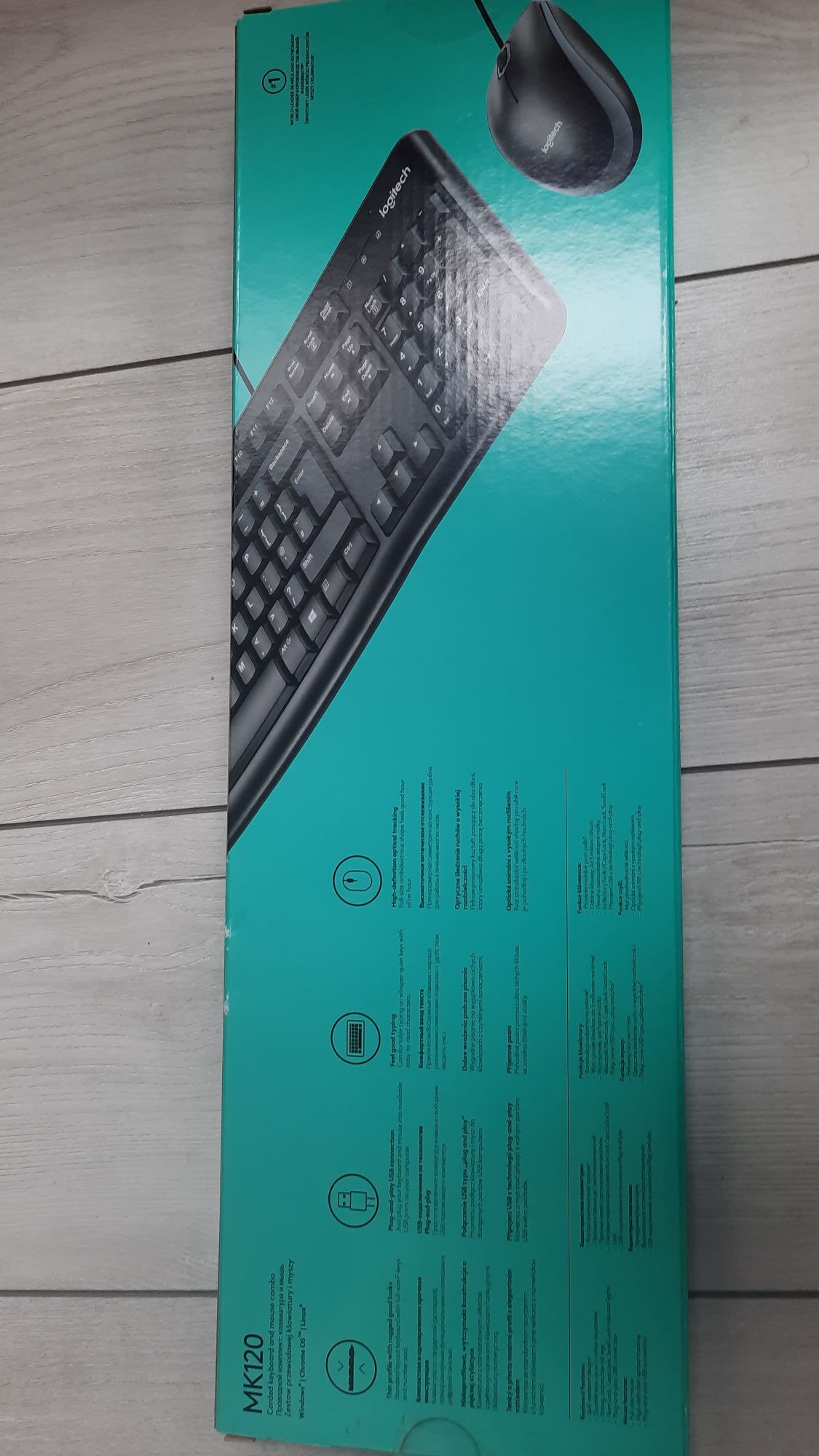 Комплект: клавіатура та миша Logitech Desktop MK120 (920-002561)