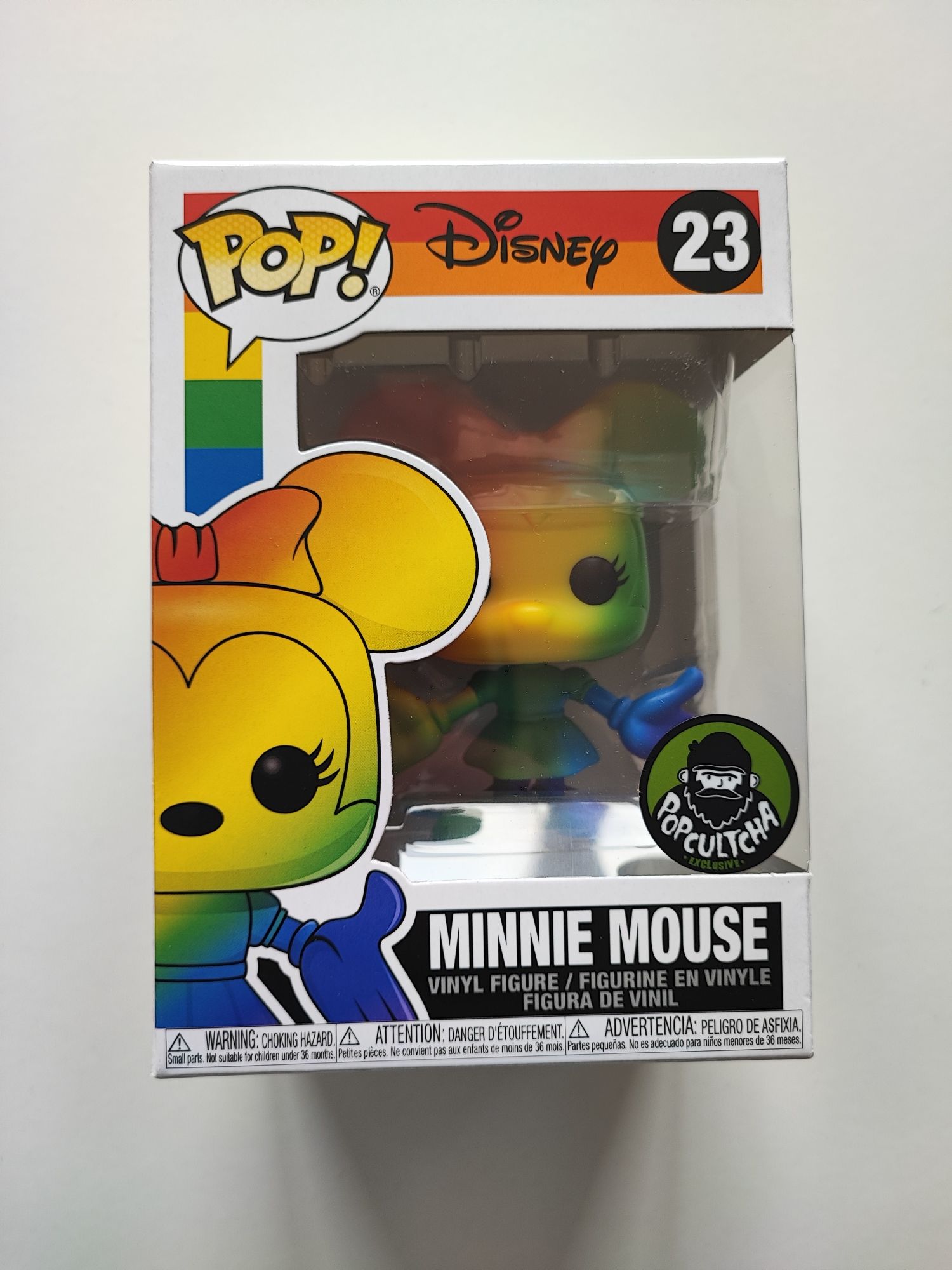 Funko POP Minnie Mouse Rainbow Popcultcha exclusive