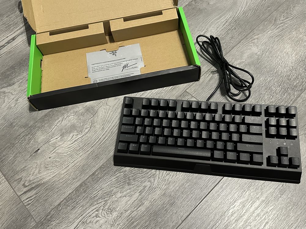 Klawiatura Razer Blackwidow v3 TKL Yellow Switch Tenkeyless Mechanik