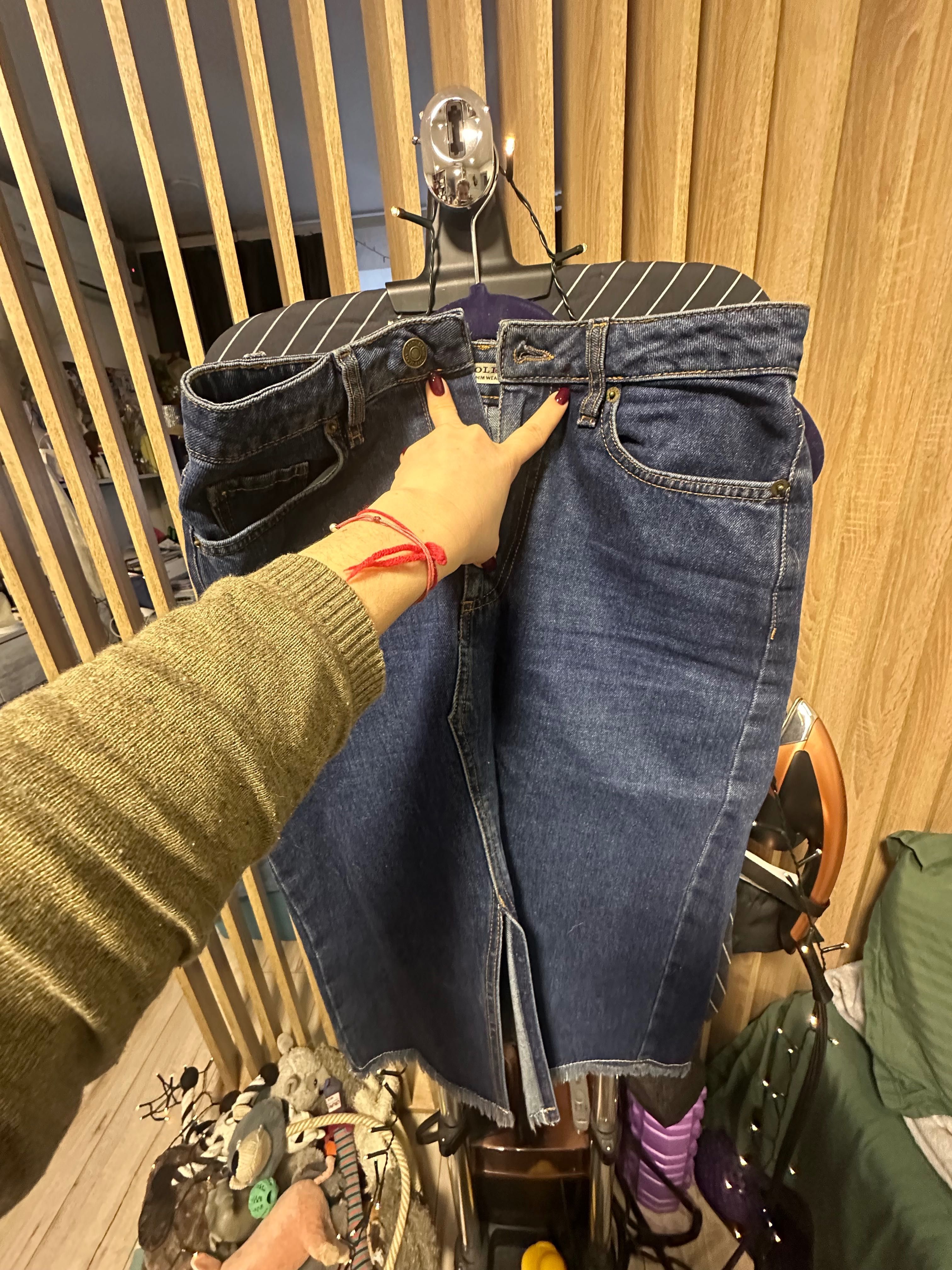 Продам джинсовую юбку карандаш