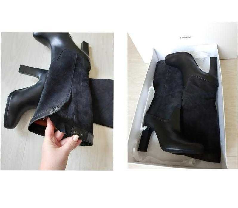 Шикарні шкіряні чоботи & other stories /швеція/