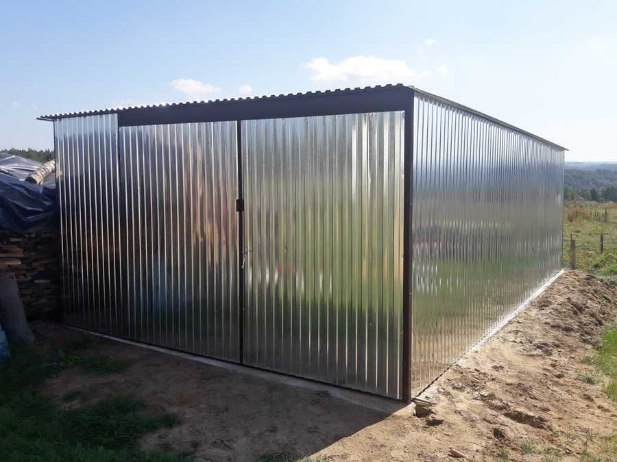 Garaż blaszany 4x5 w kolorze RAL do wyboru | Krótkie terminy