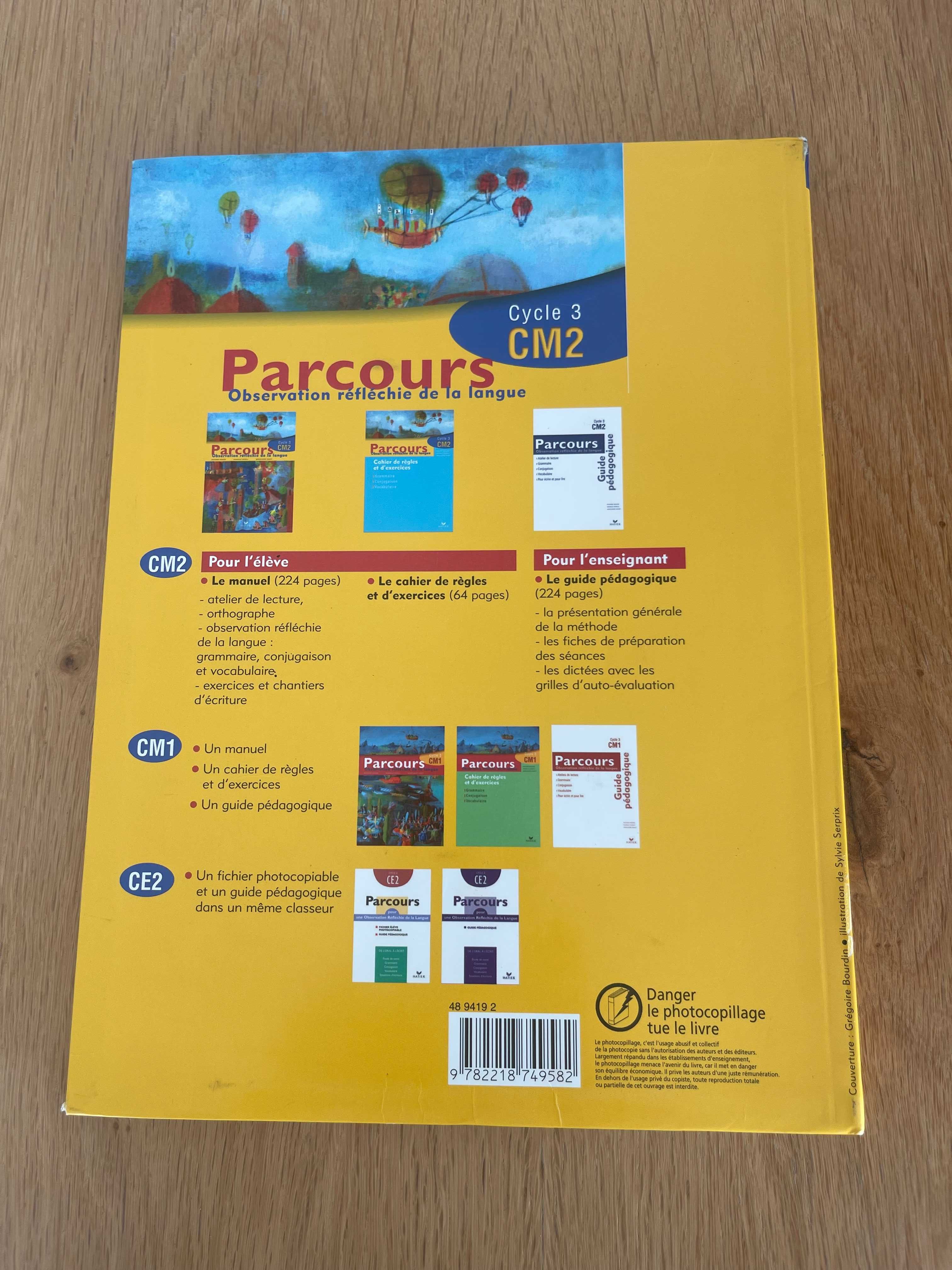 Manual escolar Parcours Cycle 3  CM2 Éditions Hatier