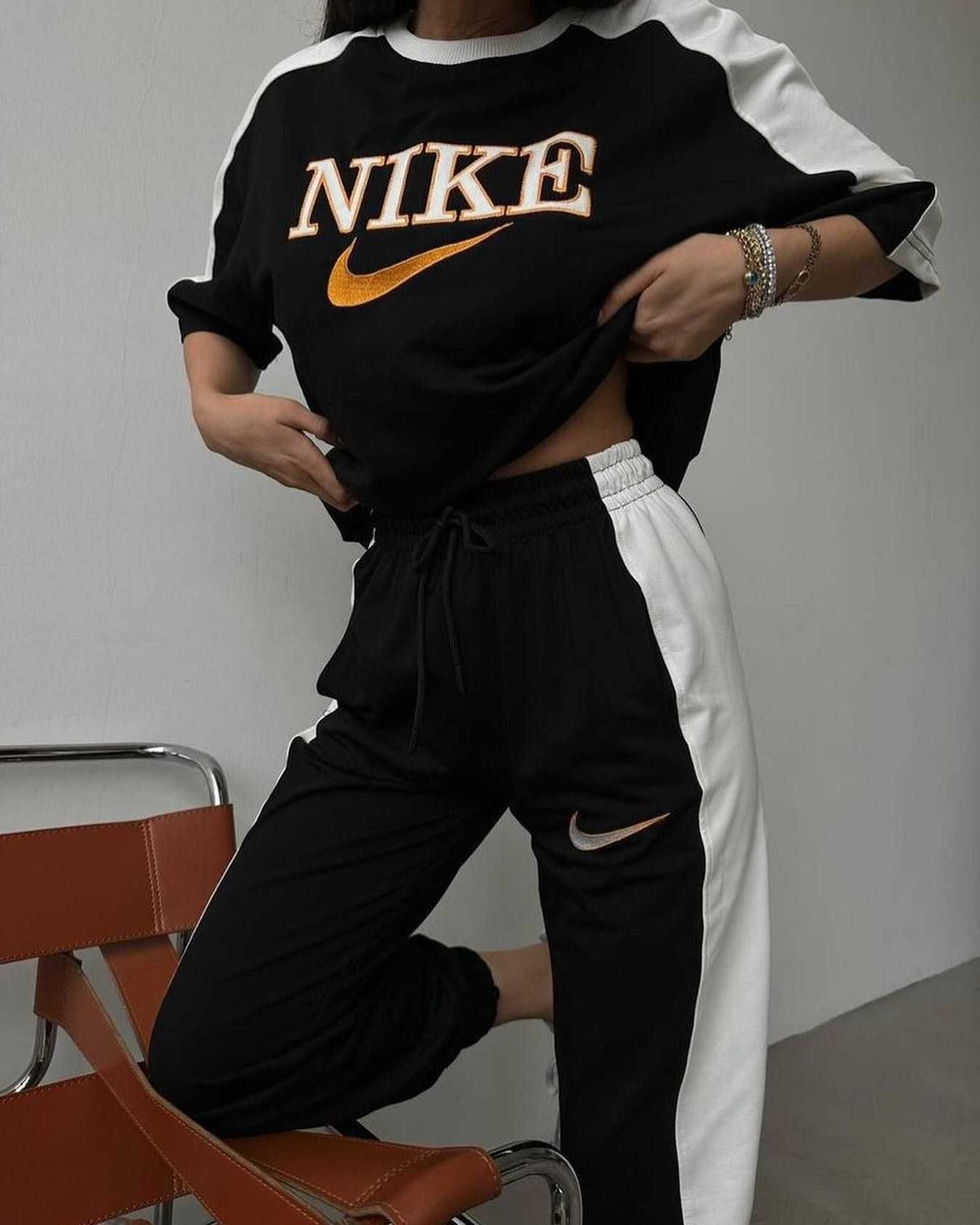 костюм женский Nike спортивный/прогулочный, Оверсайз 48-56р