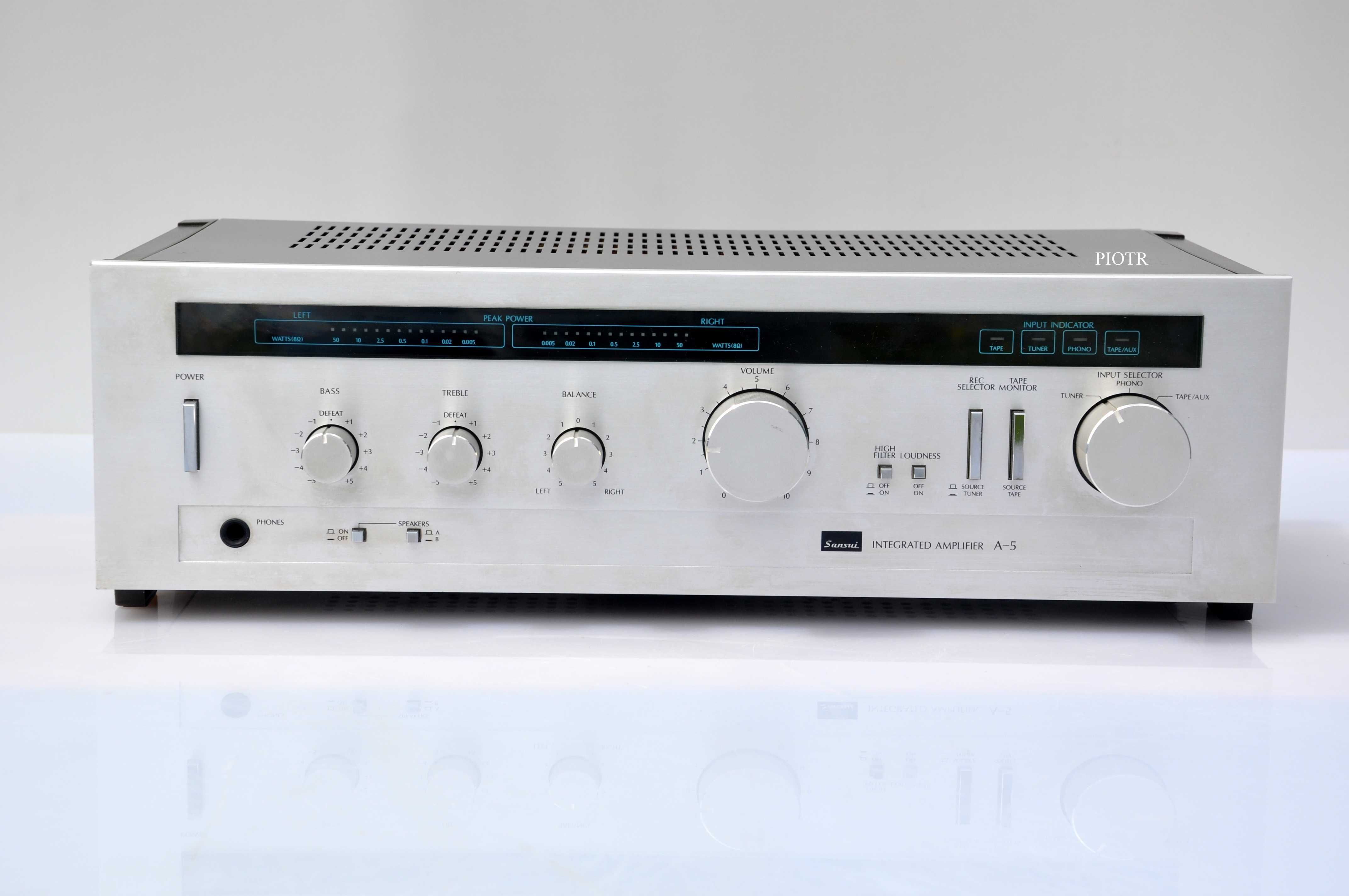 Wzmacniacz SANSUI A-5 z mojej kolekcji.