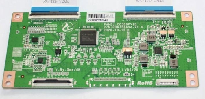Placa T-CON CC500PV5D.4K PD6754A5A-V1.0