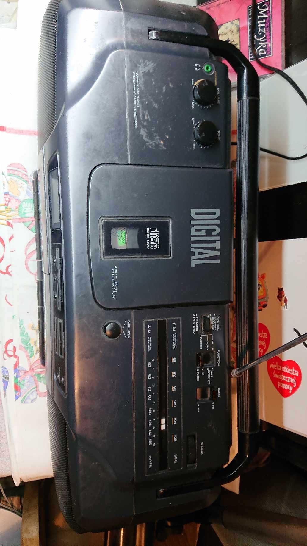 Radiomagnetofon Profi Tronic cd radio dwie kasety