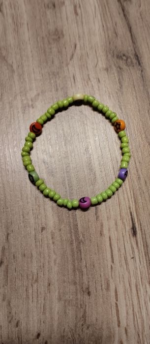 zestaw 5 bransoletek samoręcznie robionych