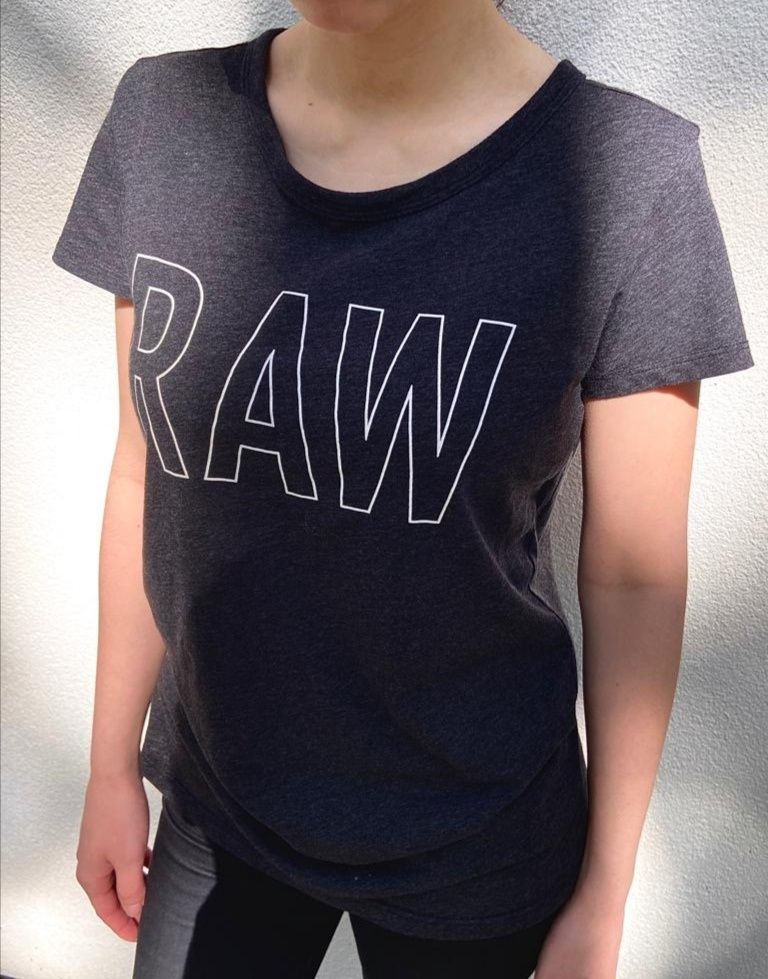 Czarna koszulka g-star raw