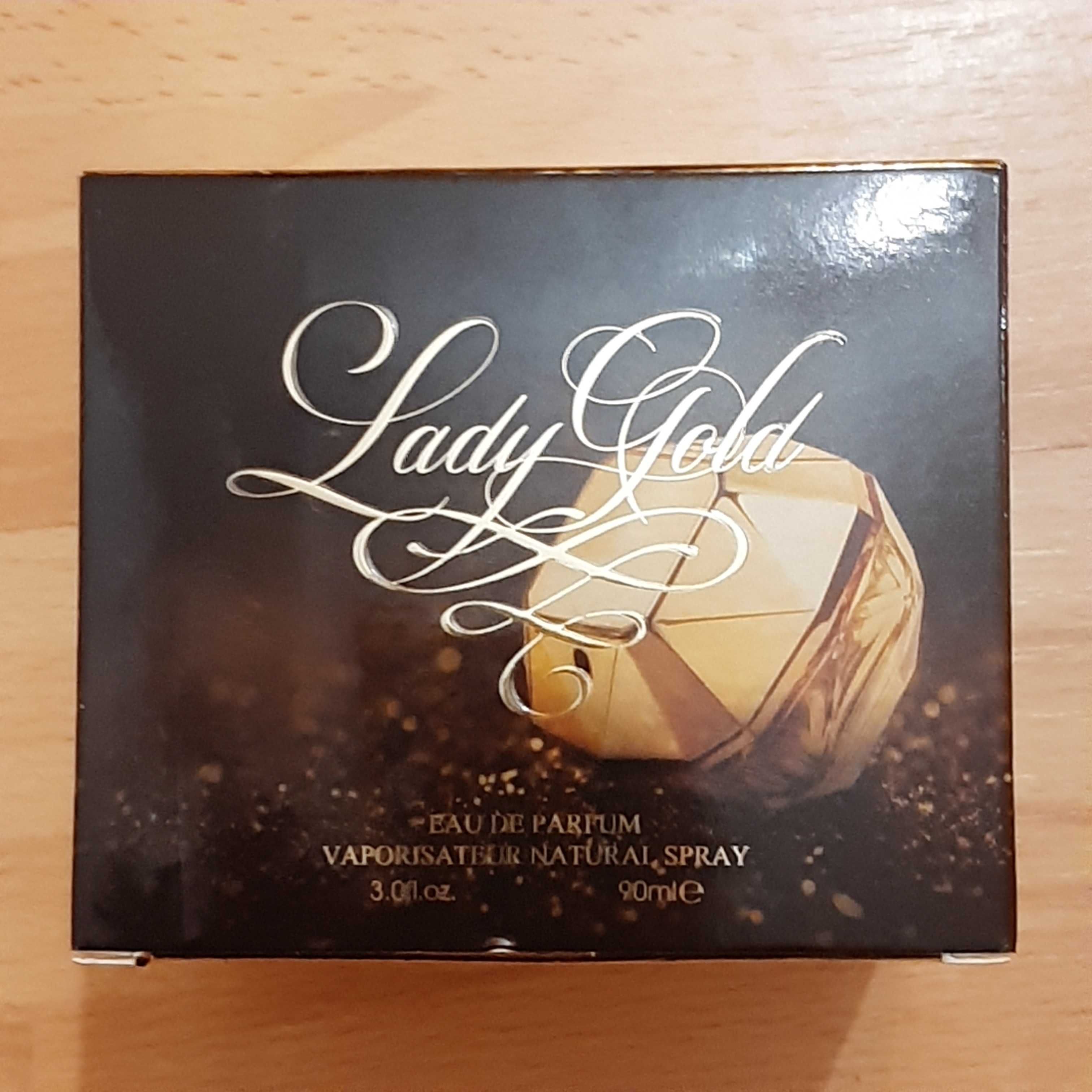 Perfumy lady gold lady million, 90ml, nowe