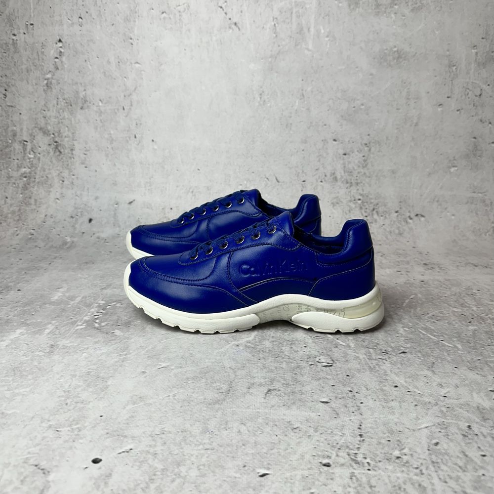 Buty Calvin Klein Calista Blue Leather  Size: 39 24,5 cm