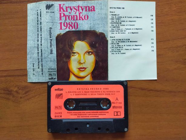 Krystyna Prońko 1980 kaseta Wifon MC-0146