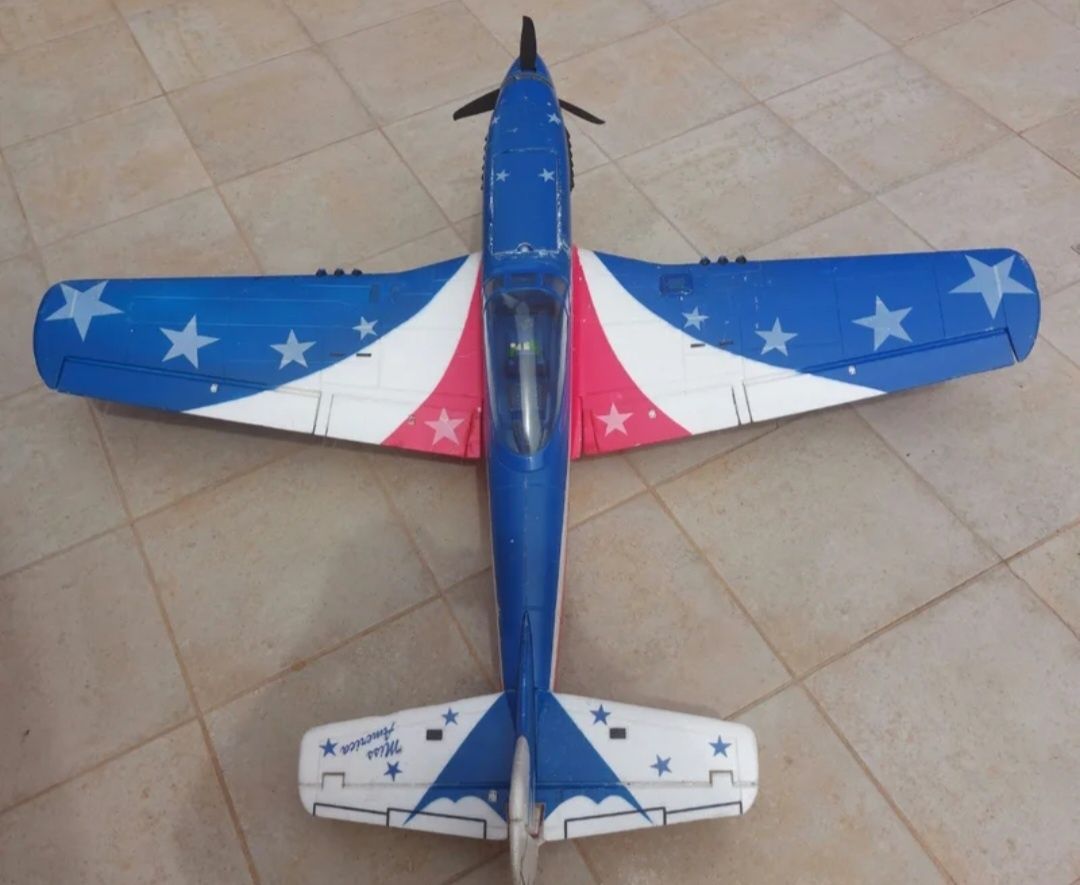 Avião mustang p51